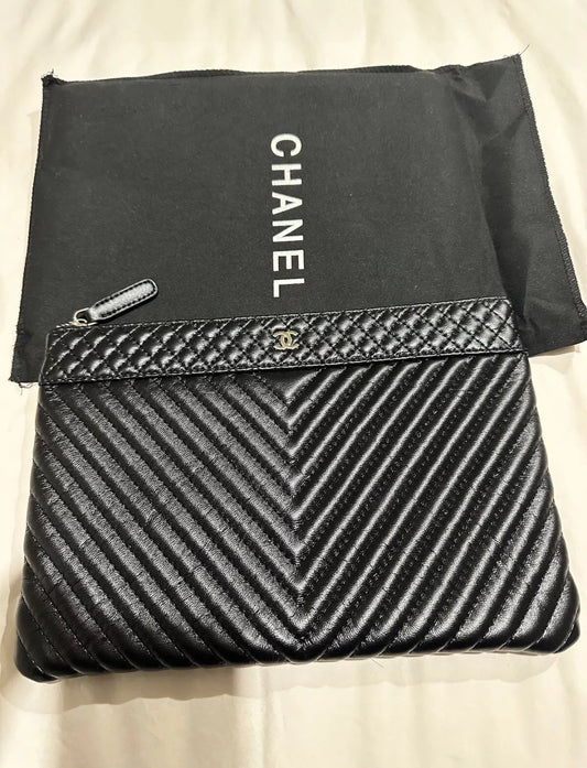 Chanel VIP Large Clutch Bag